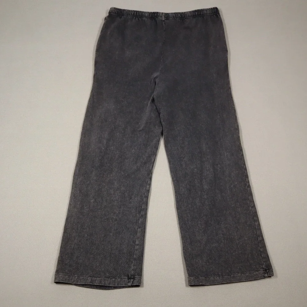 Cotton on Big Girls Drawstring Rochelle‎ Wide Leg Pants - Washed Black - 15-16